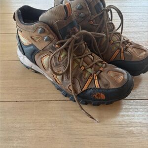 The North Face Hiking Boots Men's 12 Brown Hedgehog Fastpack Mid Gore-Tex